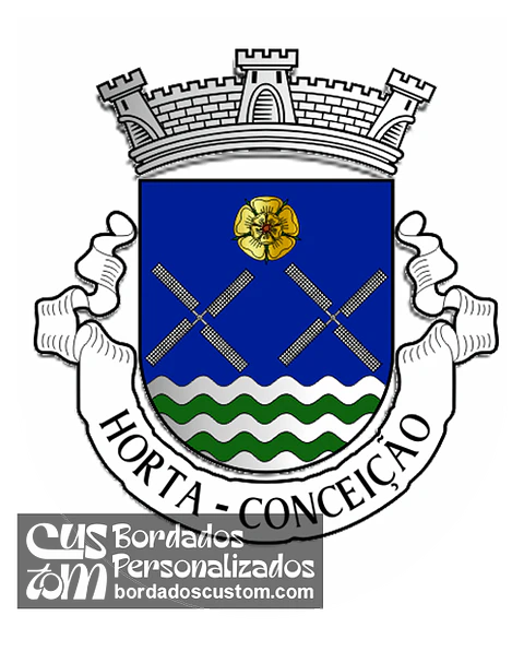 Emblema Bordado Freguesia de Horta (Conceição) (Horta, Açores)