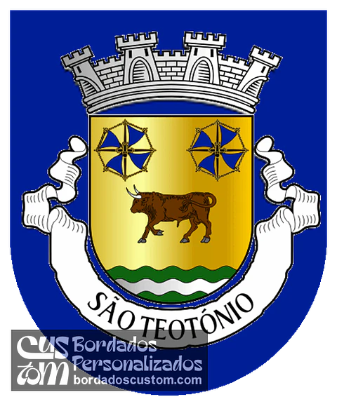 Emblema Bordado Freguesia de São Teotónio (Odemira, Beja)