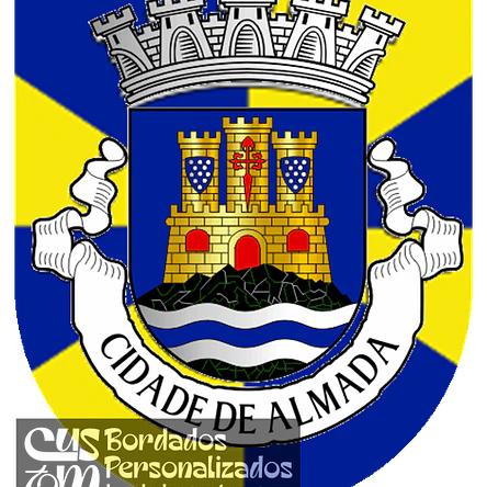 Emblema Bordado Município de Almada (Setúbal) 1