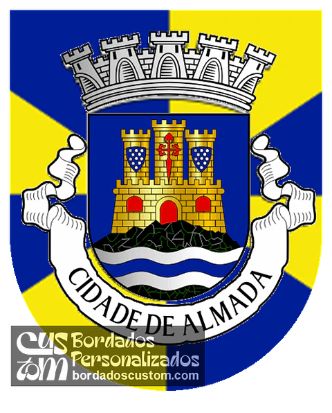 Emblema Bordado Município de Almada (Setúbal)