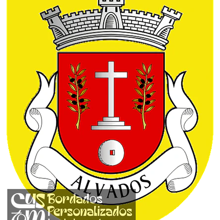 Emblema Bordado Antiga Freguesia de Alvados (Porto de Mós, Leiria) 1
