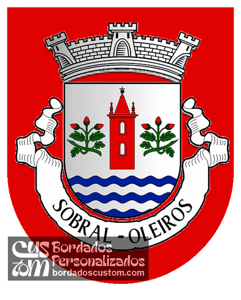 Emblema Bordado Freguesia de Sobral (Oleiros, Castelo Branco)