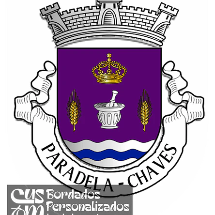 Emblema Bordado Freguesia de Paradela (Chaves, Vila Real) 1