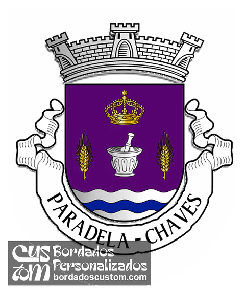 Emblema Bordado Freguesia de Paradela (Chaves, Vila Real)