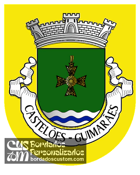 Emblema Bordado Antiga Freguesia de Castelões (Guimarães, Braga)