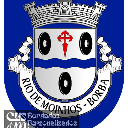 Emblema Bordado Freguesia de Rio de Moinhos (Borba, Évora) 1