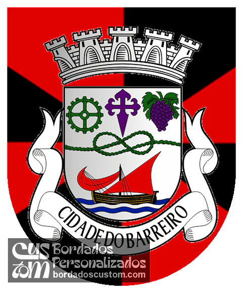 Emblema Bordado Município de Barreiro (Setúbal)