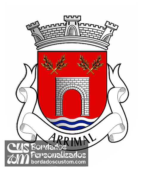 Emblema Bordado Antiga Freguesia de Arrimal (Porto de Mós, Leiria)