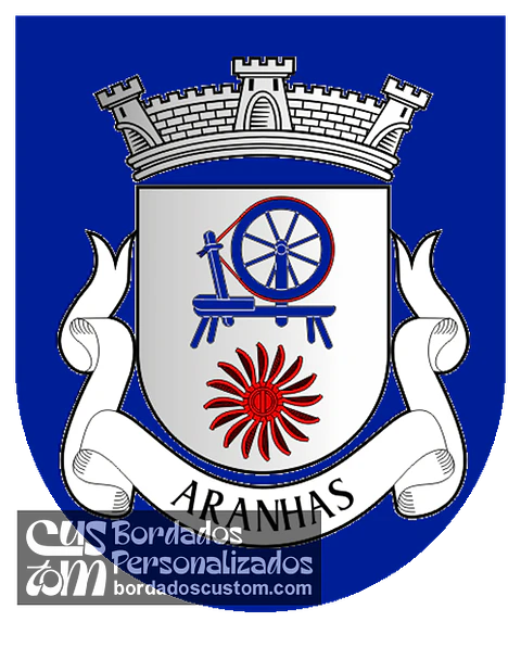 Emblema Bordado Freguesia de Aranhas (Penamacor, Castelo Branco)