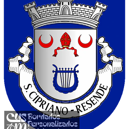 Emblema Bordado Freguesia de São Cipriano (Resende, Viseu) 1