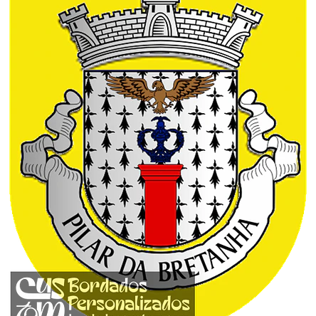 Emblema Bordado Freguesia de Pilar da Bretanha (Ponta Delgada, Açores) 1
