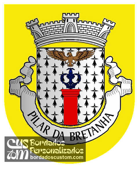 Emblema Bordado Freguesia de Pilar da Bretanha (Ponta Delgada, Açores)