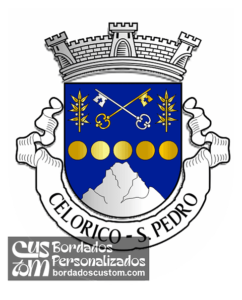 Emblema Bordado Antiga Freguesia de Celorico (São Pedro) (Celorico da Beira, Guarda)