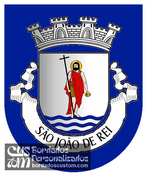 Emblema Bordado Freguesia de São João de Rei (Póva de Lanhoso, Braga)