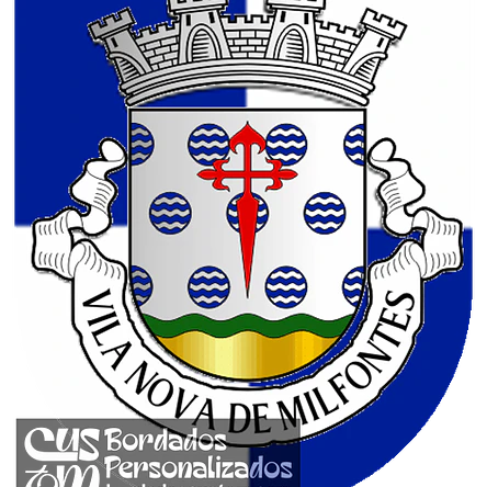 Emblema Bordado Freguesia de Vila Nova de Milfontes (Odemira, Beja) 1