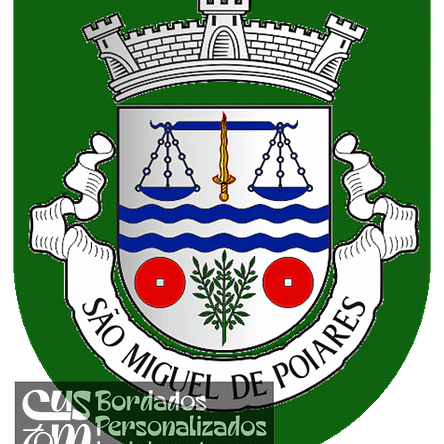 Emblema Bordado Freguesia de São Miguel de Poiares (Vila Nova de Poiares, Coimbra) 1