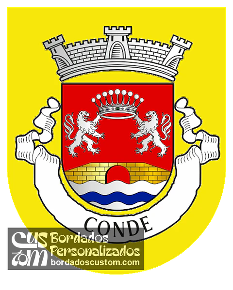 Emblema Bordado Antiga Freguesia de Conde (Guimarães, Braga)