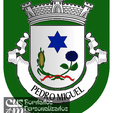 Emblema Bordado Freguesia de Pedro Miguel (Horta, Açores) 1
