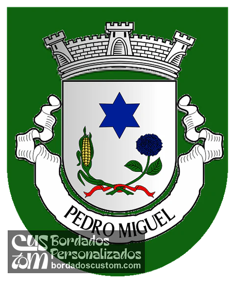 Emblema Bordado Freguesia de Pedro Miguel (Horta, Açores)