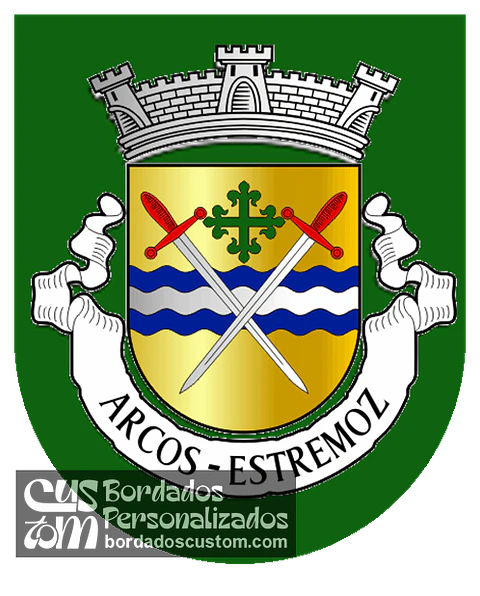 Emblema Bordado Freguesia de Arcos (Estremoz, Évora)