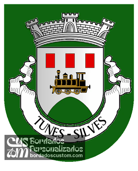 Emblema Bordado Antiga Freguesia de Tunes (Silves, Faro)