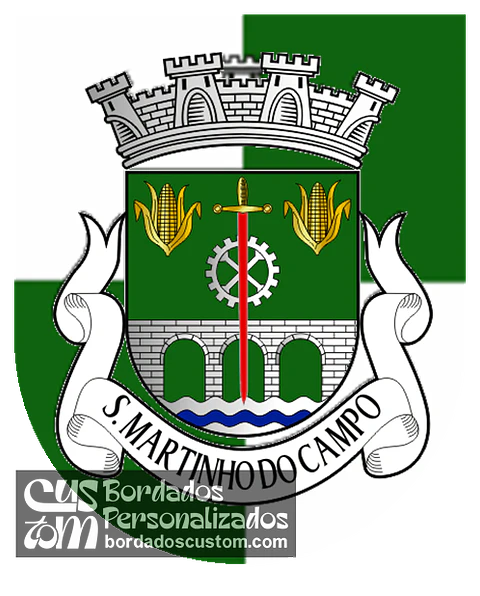 Emblema Bordado Antiga Freguesia de Campo (São Martinho) (Santo Tirso, Porto)