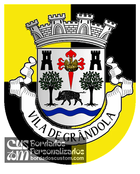 Emblema Bordado Município de Grândola (Setúbal)