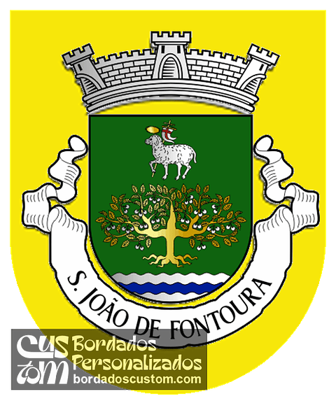 Emblema Bordado Freguesia de São João Baptista (Resende, Viseu)