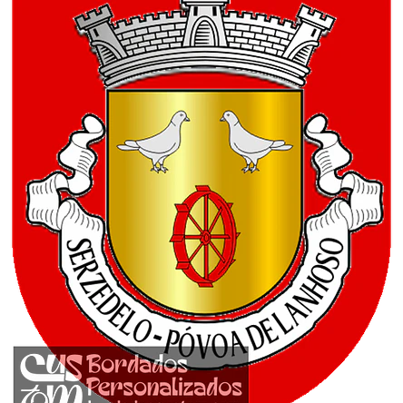 Emblema Bordado Freguesia de Serzedelo (Póva de Lanhoso, Braga) 1