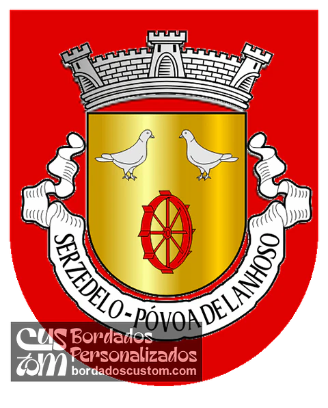 Emblema Bordado Freguesia de Serzedelo (Póva de Lanhoso, Braga)