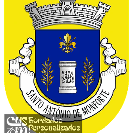 Emblema Bordado Freguesia de Santo António de Monforte (Chaves, Vila Real) 1