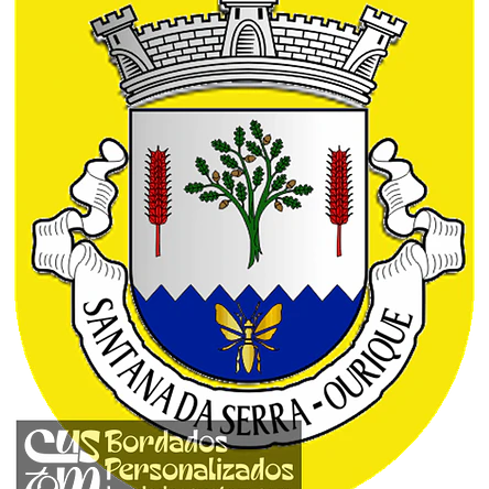 Emblema Bordado Freguesia de Santana da Serra (Ourique, Beja) 1