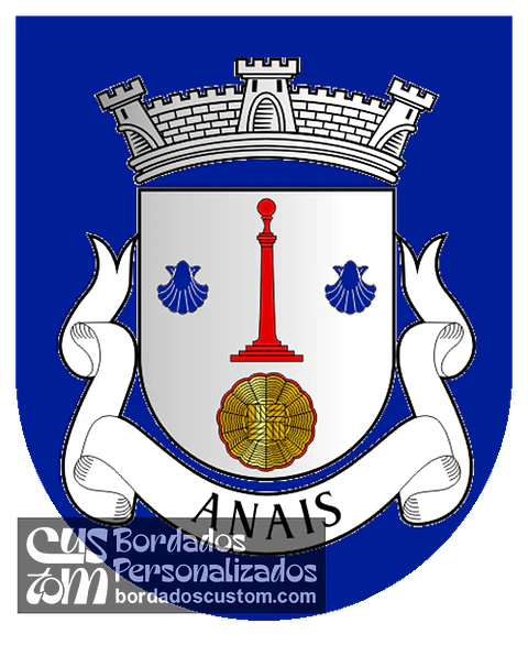 Emblema Bordado Freguesia de Anais (Ponte de Lima, Viana do Castelo)