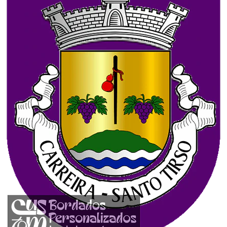 Emblema Bordado Antiga Freguesia de Carreira (Santo Tirso, Porto) 1