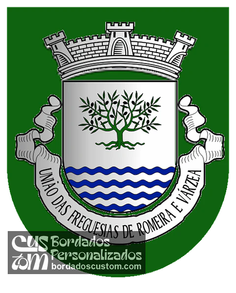 Emblema Bordado Freguesia de Romeira e Várzea (Santarém, Santarém)