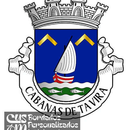 Emblema Bordado Antiga Freguesia de Cabanas de Tavira (Tavira, Faro) 1
