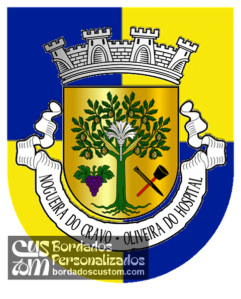 Emblema Bordado Freguesia de Nogueira do Cravo (Oliveira do Hospital, Coimbra)