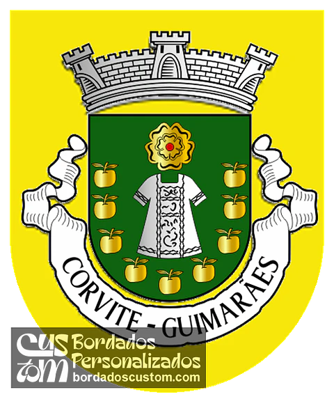 Emblema Bordado Antiga Freguesia de Corvite (Guimarães, Braga)