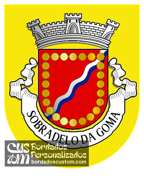 Emblema Bordado Freguesia de Sobradelo da Goma (Póva de Lanhoso, Braga)
