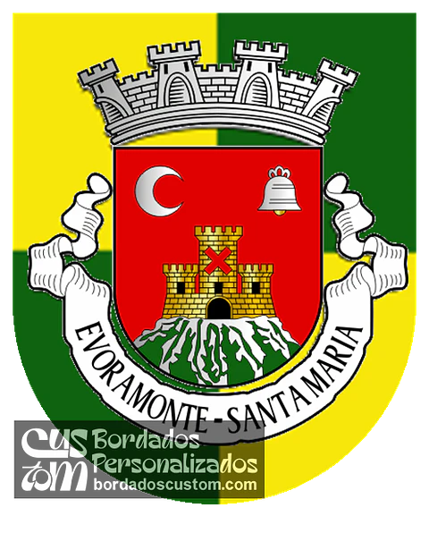 Emblema Bordado Freguesia de Evoramonte (Santa Maria) (Estremoz, Évora)