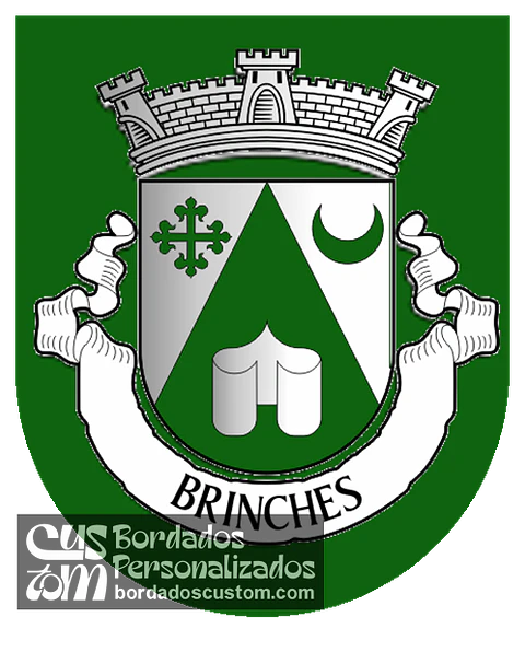 Emblema Bordado Freguesia de Brinches (Serpa, Beja)