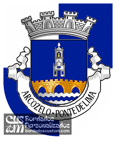 Emblema Bordado Freguesia de Arcozelo (Ponte de Lima, Viana do Castelo)