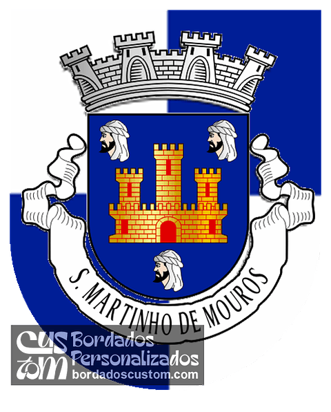 Emblema Bordado Freguesia de São Martinho de Mouros (Resende, Viseu)