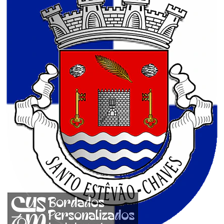 Emblema Bordado Freguesia de Santo Estêvão (Chaves, Vila Real) 1