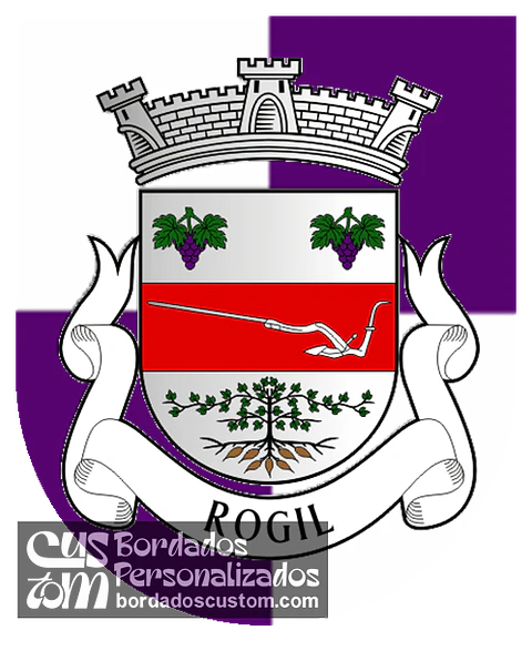 Emblema Bordado Freguesia de Rogil (Aljezur, Faro)