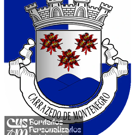 Emblema Bordado Antiga Freguesia de Carrazedo de Montenegro (Valpaços, Vila Real) 1