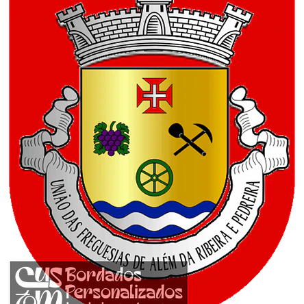 Emblema Bordado Freguesia de Além da Ribeira e Pedreira (Tomar, Santarém) 1