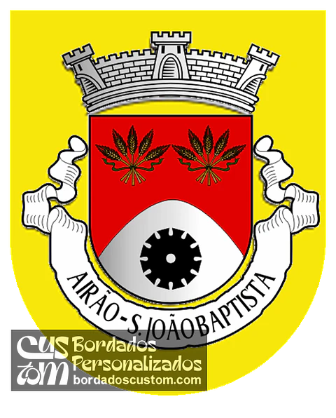 Emblema Bordado Antiga Freguesia de Airão (São João Baptista) (Guimarães, Braga)