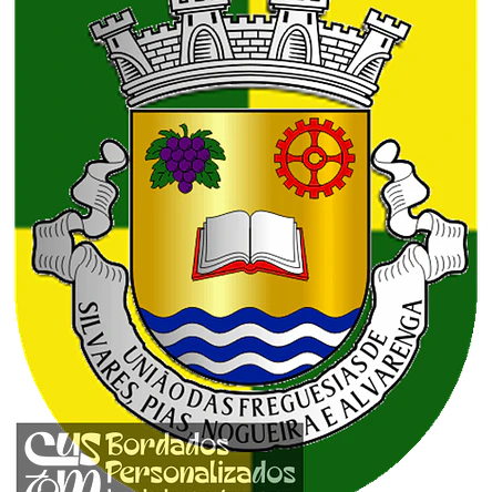 Emblema Bordado Freguesia de Silvares, Pias, Nogueira e Alvarenga (Lousada, Porto) 1