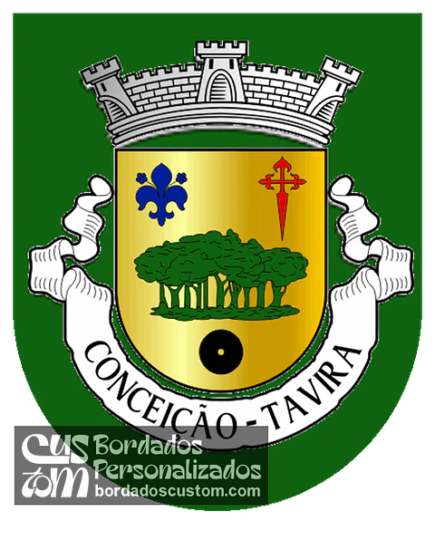 Emblema Bordado Antiga Freguesia de Conceição (Tavira, Faro)